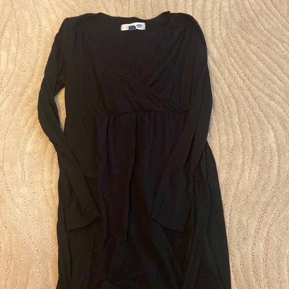 Old Navy Black Maternity Wrap Dress size small - Picture 1 of 2